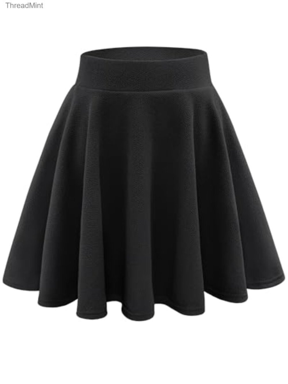 Stelle Women's Pleated Skater Skort with Built-In Shorts - High Waist Flared